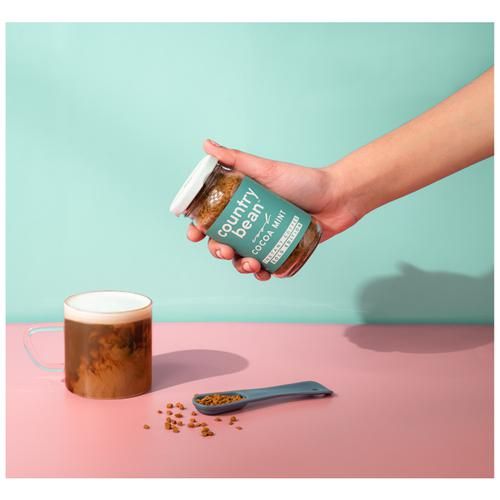 Country Bean Cool Cocoa Mint Bold Instant Coffee - 100percent Arabica, 50 g Bottle-6.webp